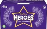 Cadbury Heroes Chocolate Bulk Share Box, Assorted Mini-Size Milk Chocolate Bars,2 kg (Pack of 1) - Image 3